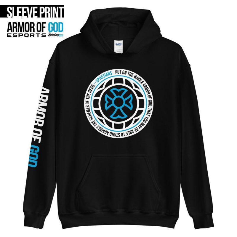 God shield asymmetric hoodie Clearance