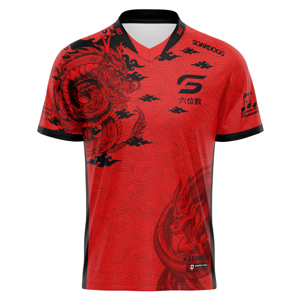 Outerstuff Shanghai Dragons Red 2023 Pro Jersey / XL