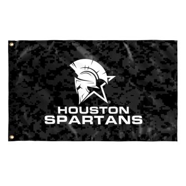 Alternative view of Houston Spartans - Wall Flag