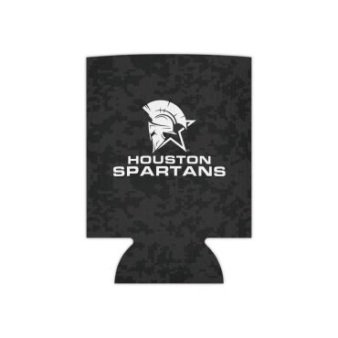 Houston Spartans Black - Coozie Can Cooler