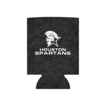 Alternative view of Houston Spartans Black - Coozie Can Cooler