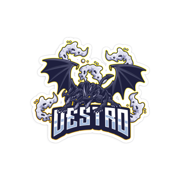 Destro Gaming - Die-Cut Stickers