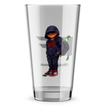 Alternative view of Infamous Theo - Pint Glass
