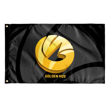 Golden HQs - Wall Flag