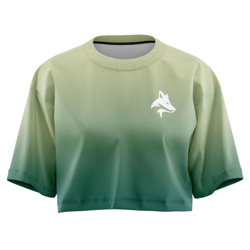 Sky Fox Blue Bonnet Field - Pro Womens Crop Tee
