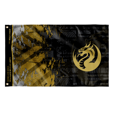 14K Resonance - Wall Flag