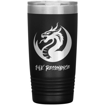 Alternative view of 14K Resonance - Steel Tumblers