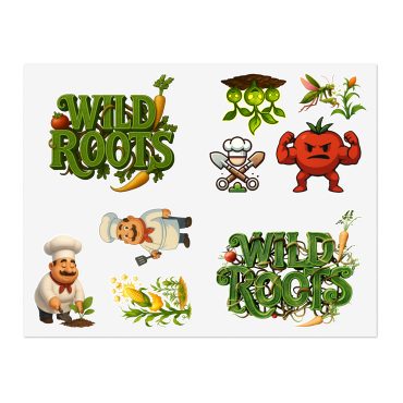 Alternative view of Wild Roots - Sticker Sheets