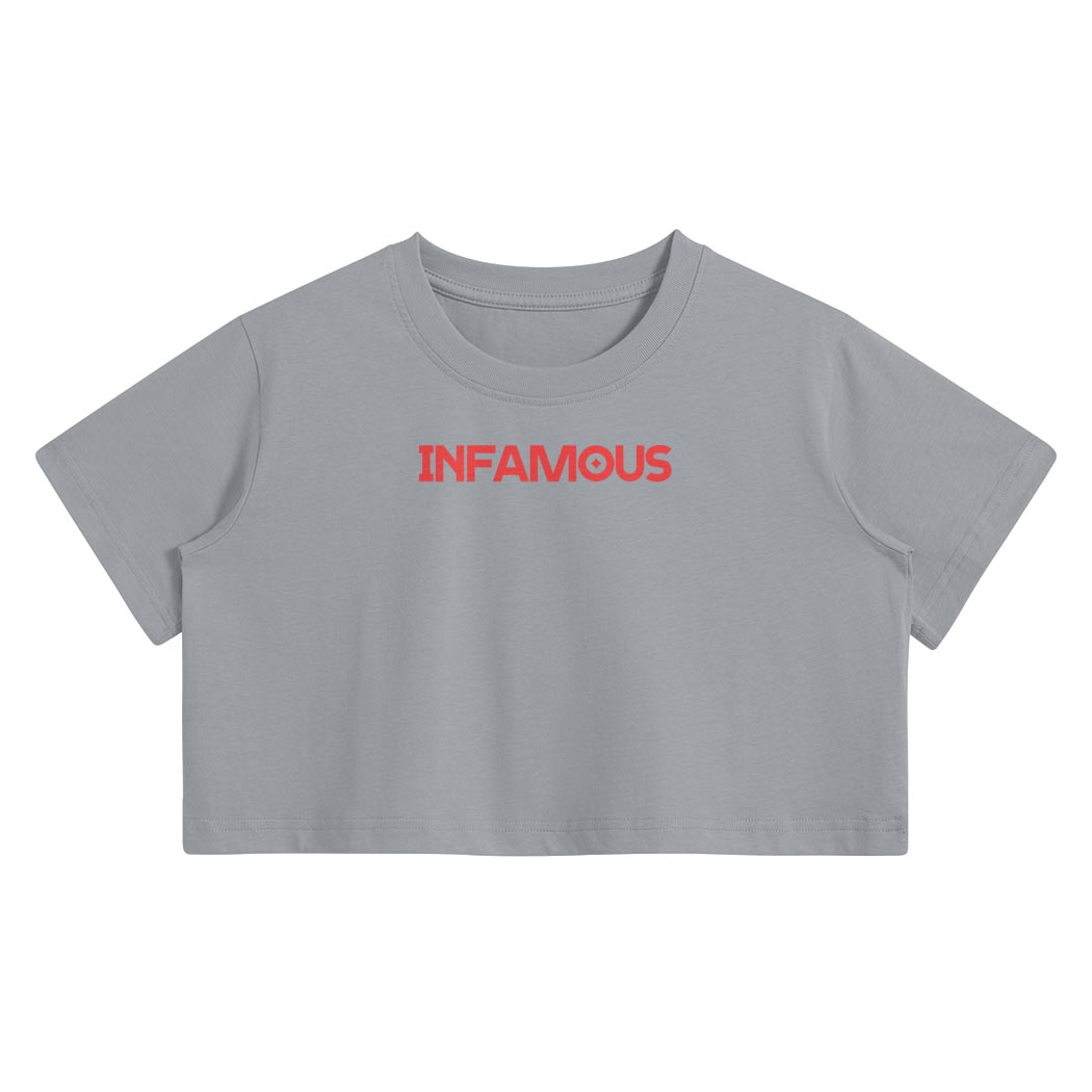Infamous Outlaws - Womens Crop Tee - Image 5