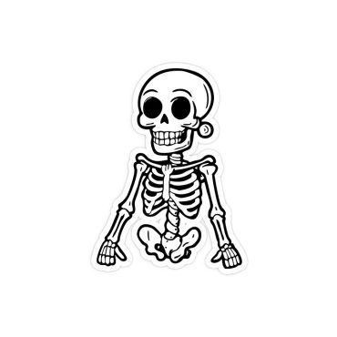 Alternative view of Cl1pzz - Die-Cut Stickers