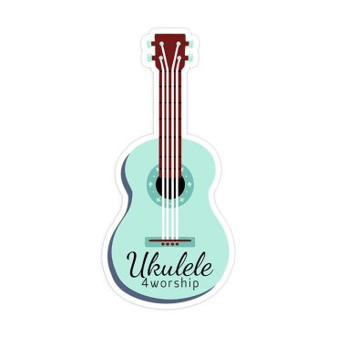 Ukulele 4 Worship - Die-Cut Stickers