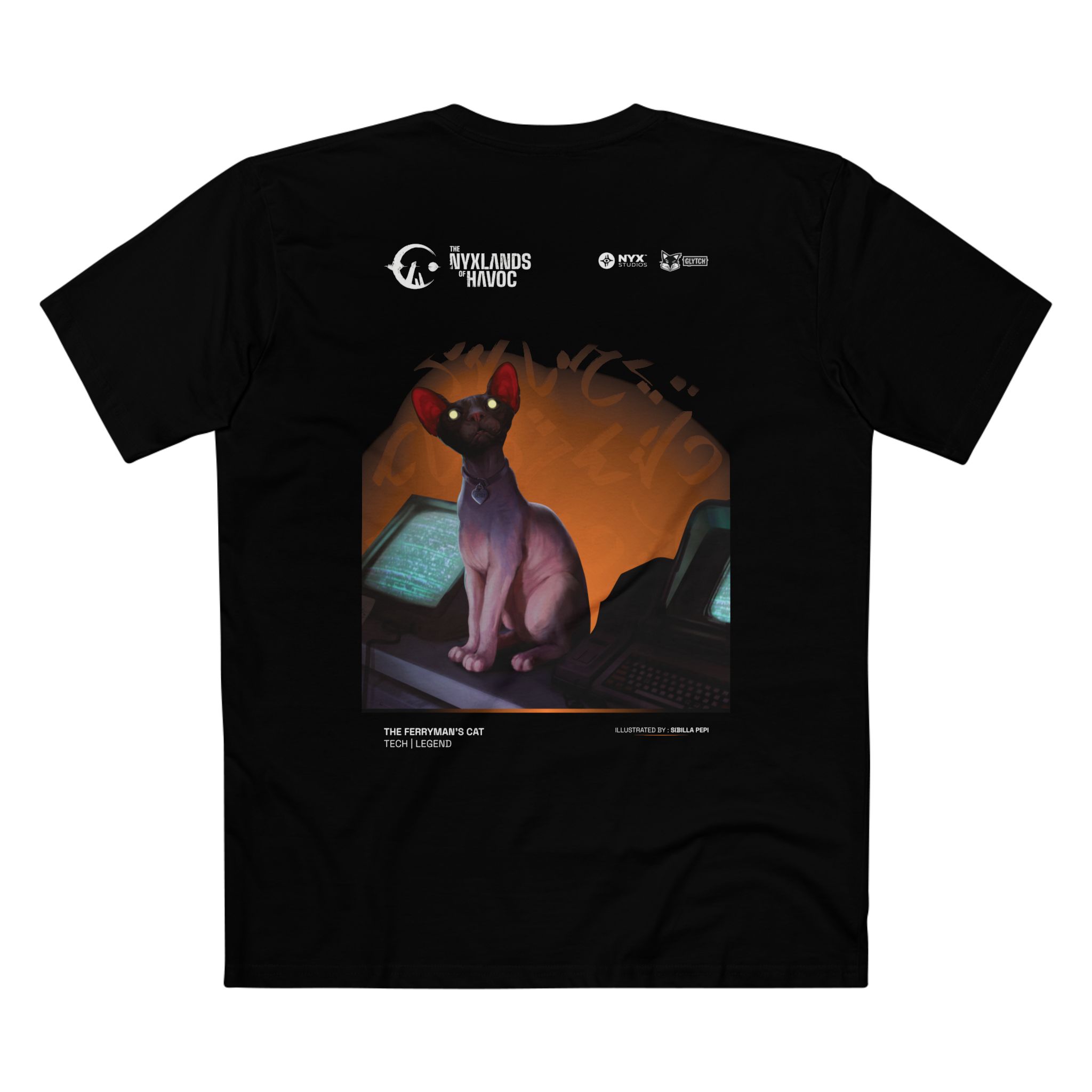 The Nyxlands Of Havoc: The Ferryman's Cat - Tee - Image 2