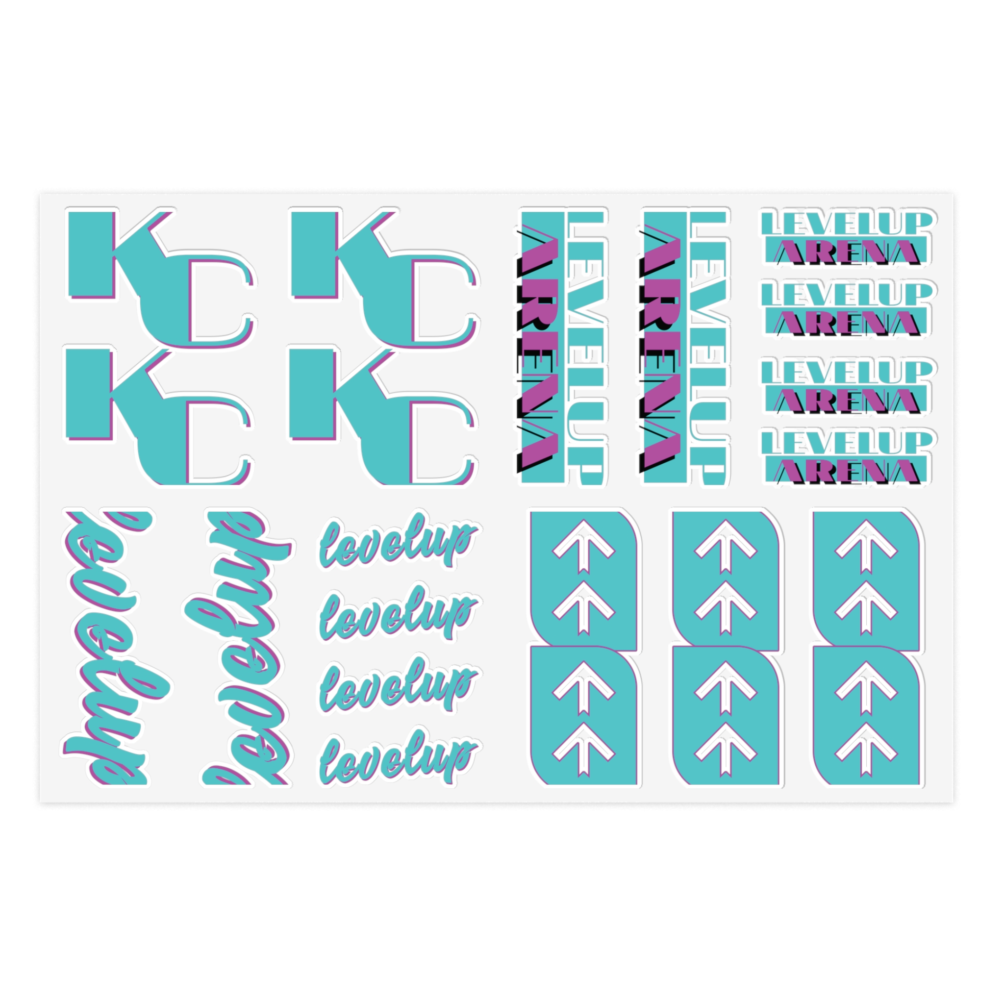 LEVELUP MV - Sticker Sheets
