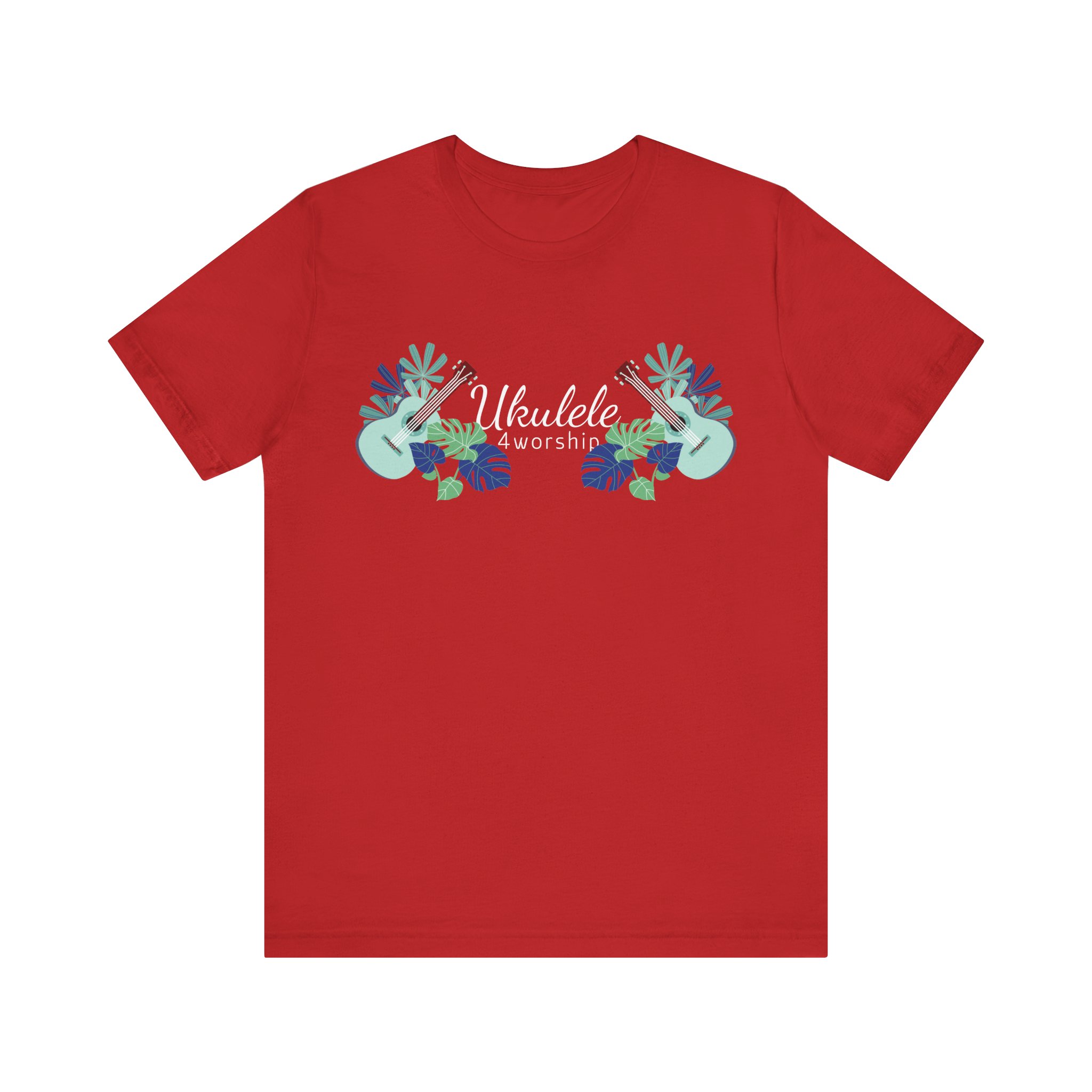 Ukulele 4 Worship - Men's/Unisex Tee - Image 9