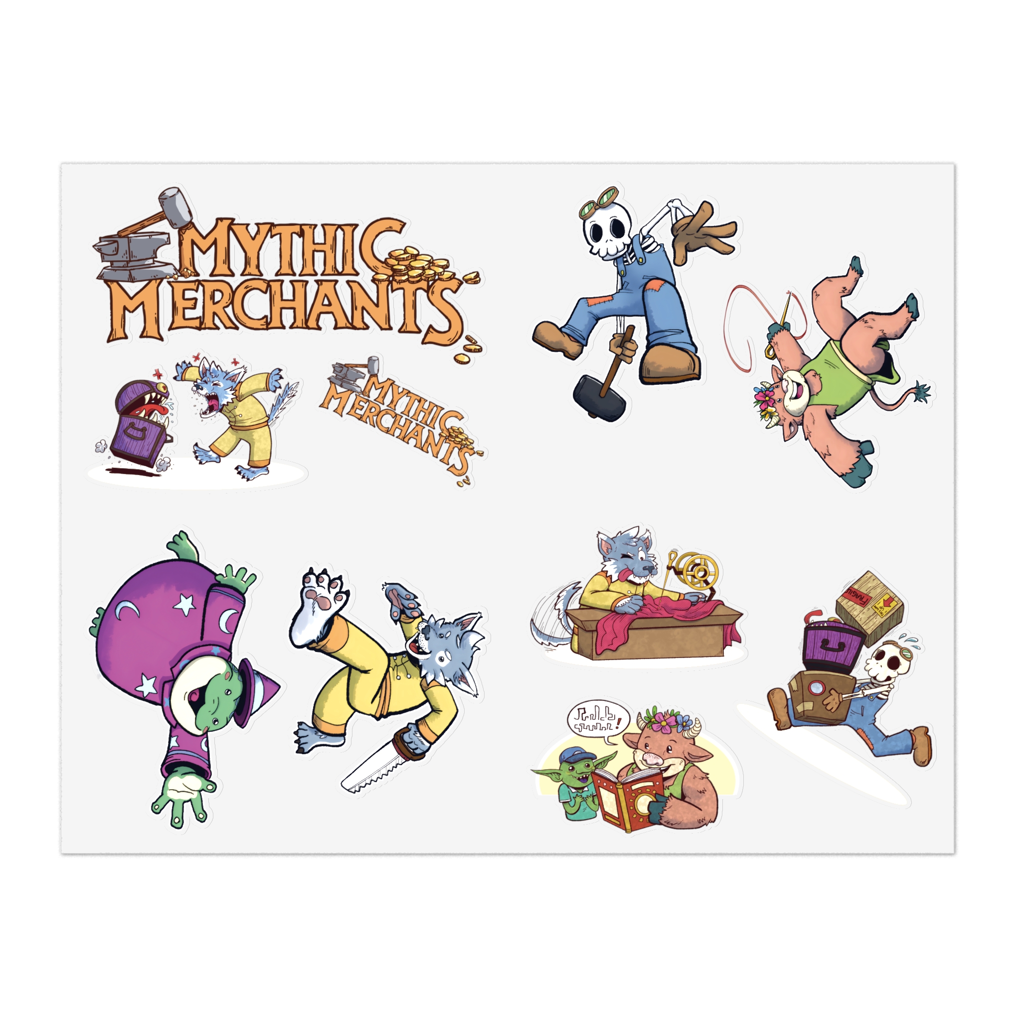 Mythic Merchants - Sticker Sheets - Image 4