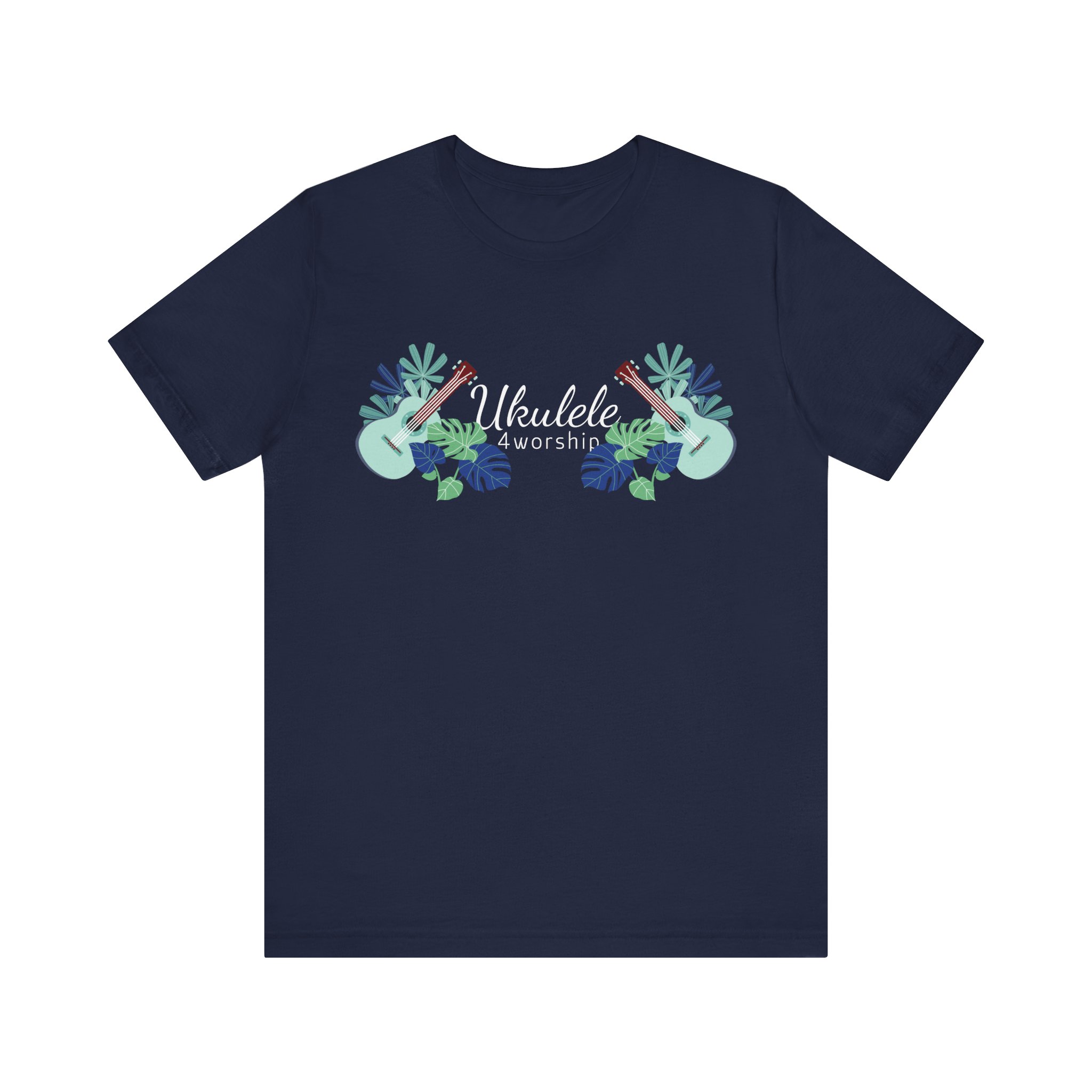 Ukulele 4 Worship - Men's/Unisex Tee - Image 7