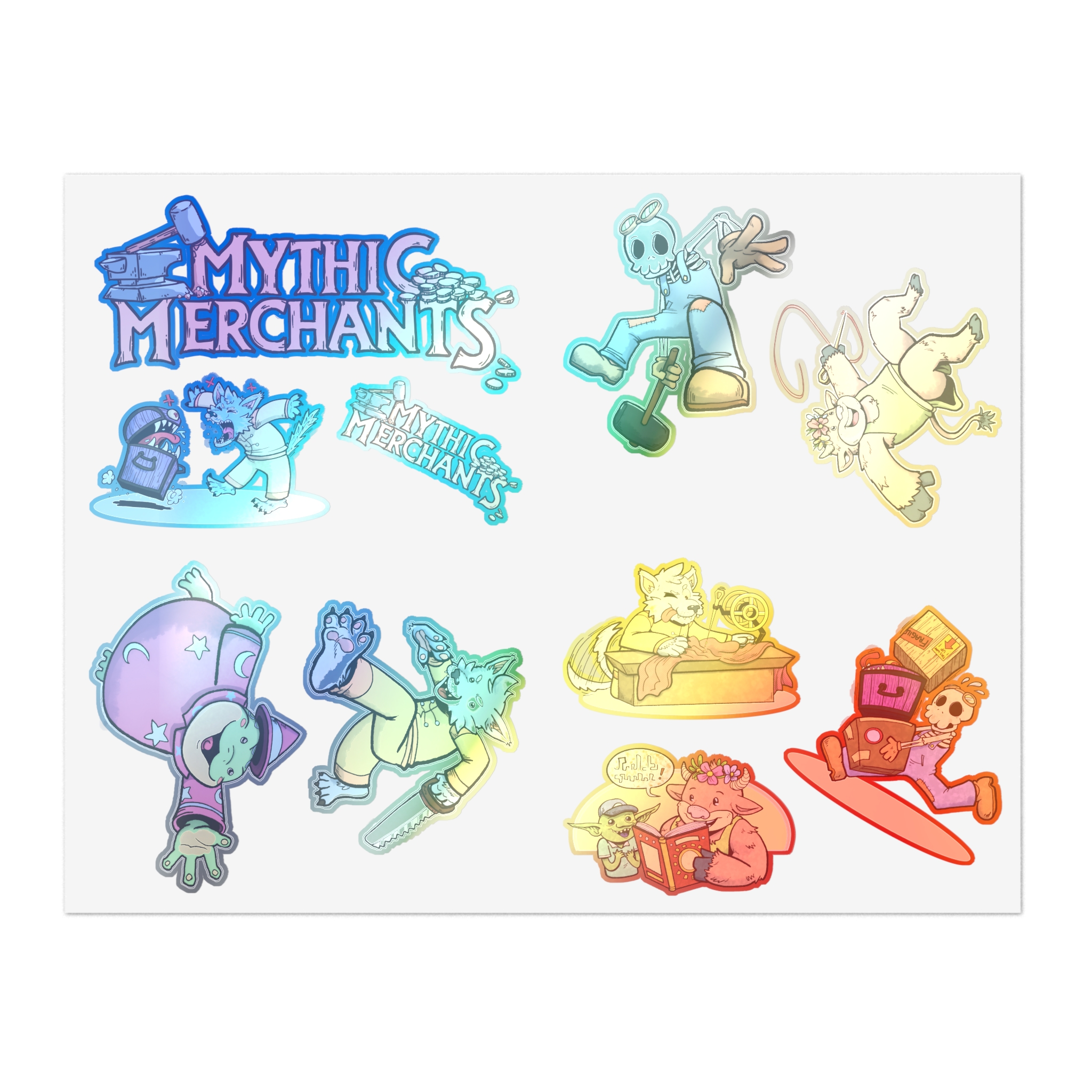 Mythic Merchants - Sticker Sheets - Image 6
