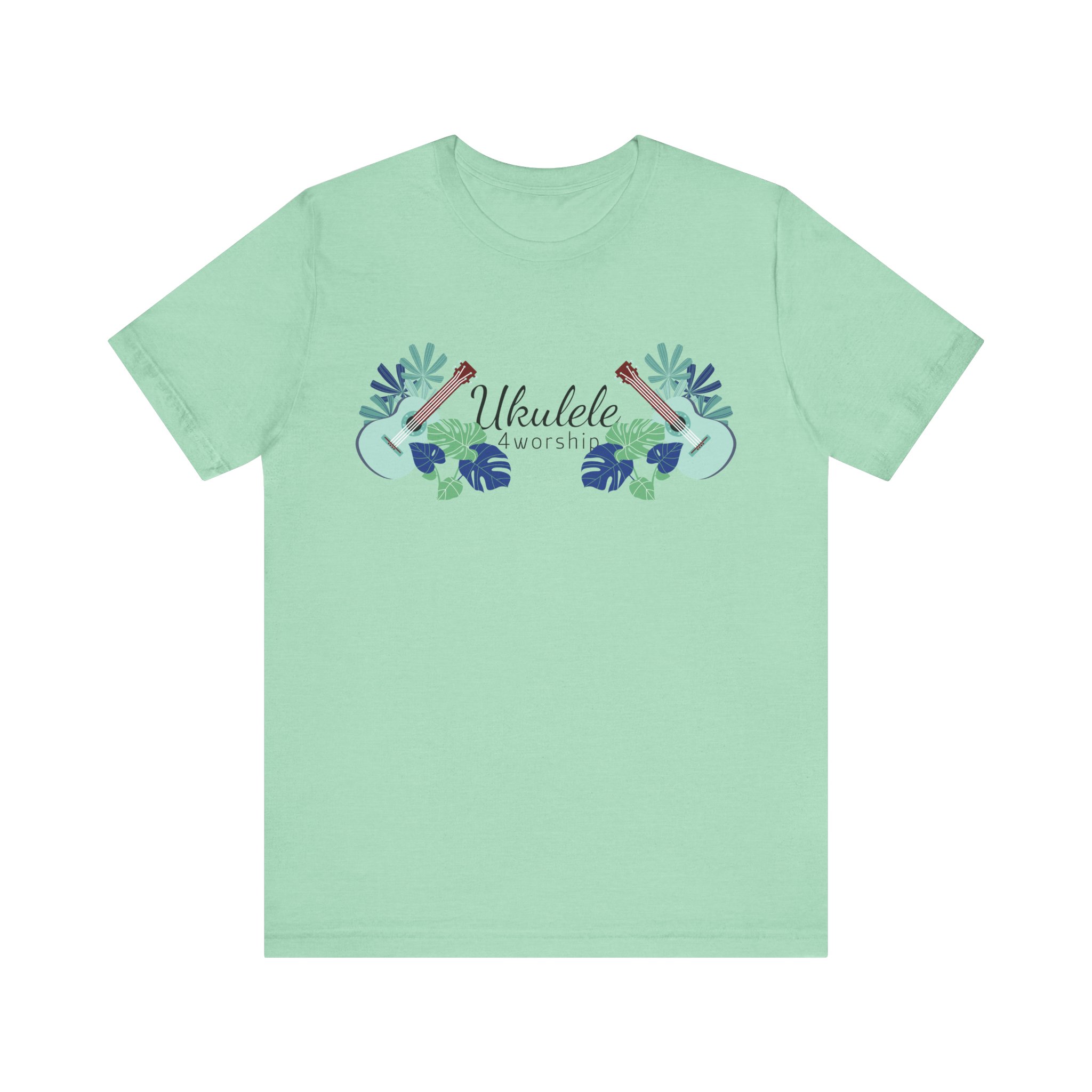 Ukulele 4 Worship - Men's/Unisex Tee - Image 5