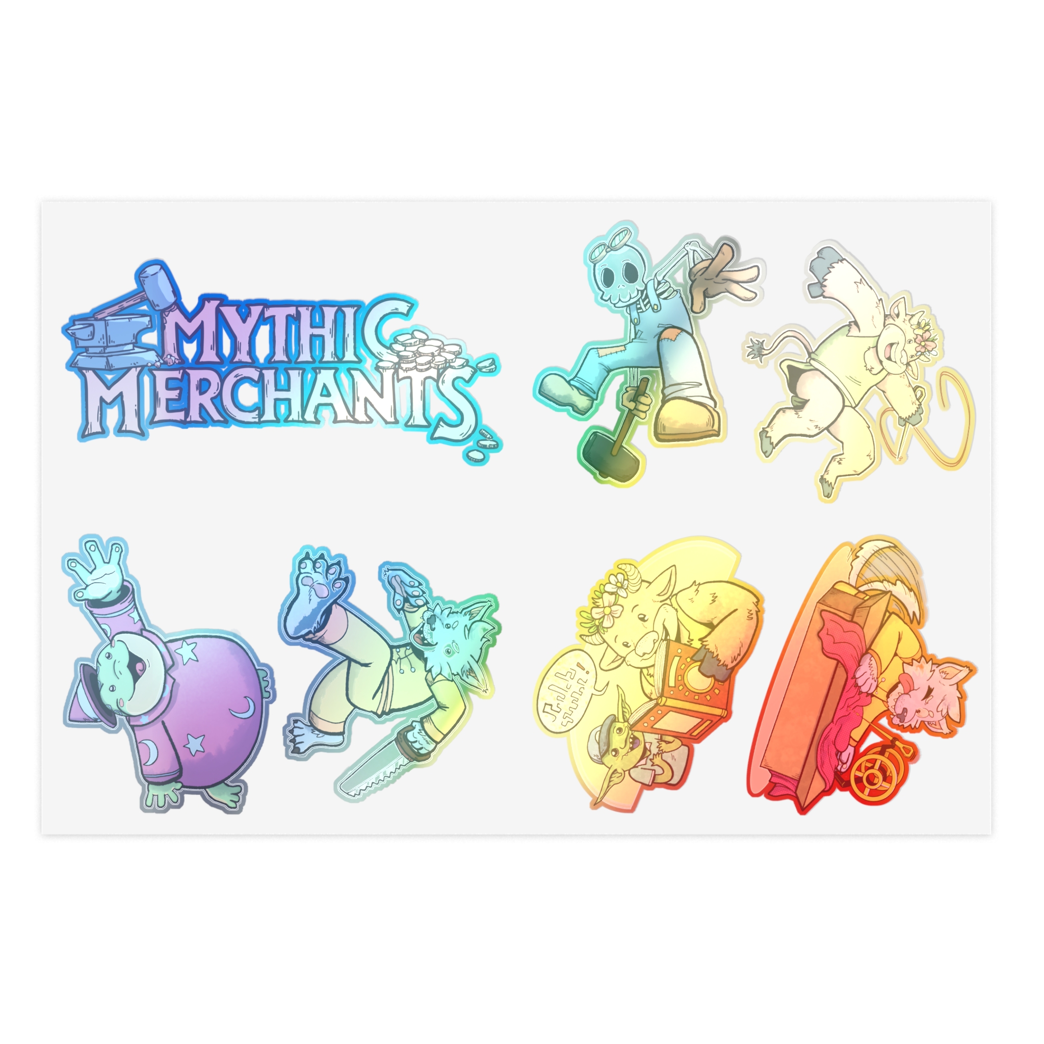 Mythic Merchants - Sticker Sheets - Image 5