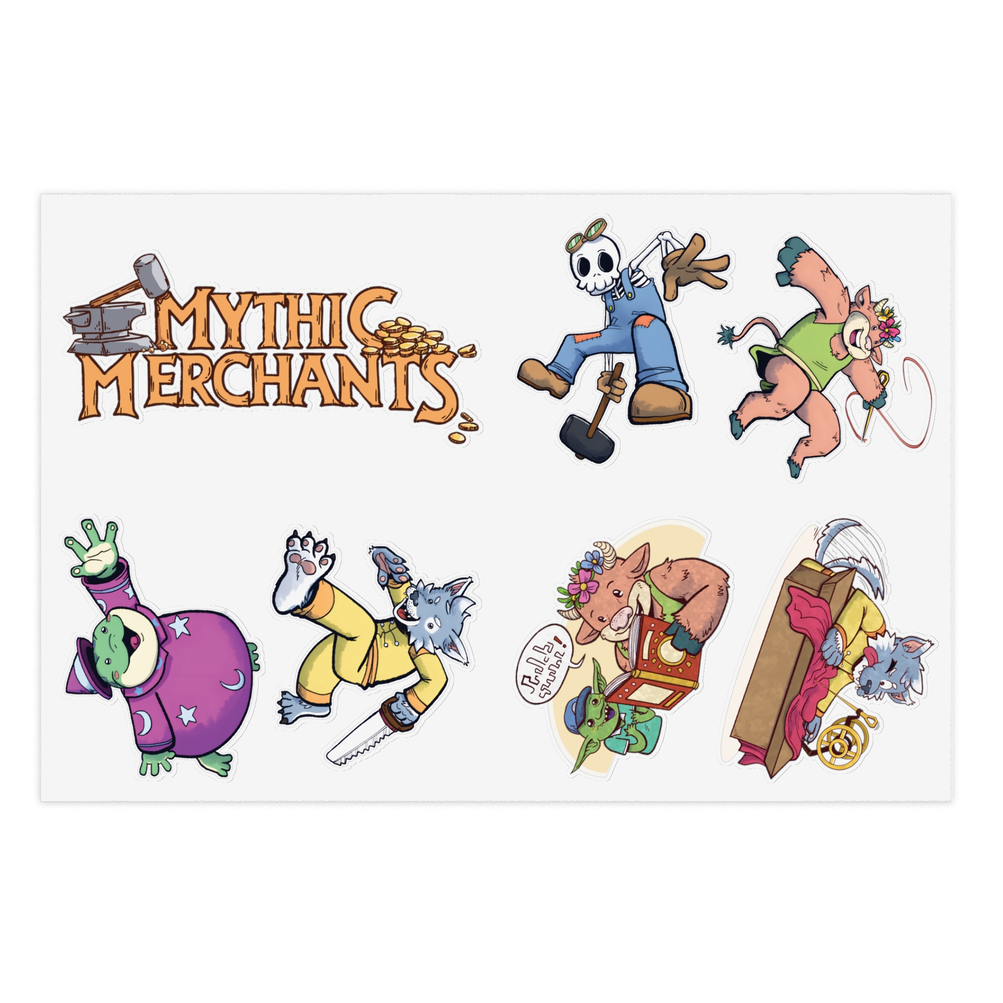 Mythic Merchants - Sticker Sheets - Image 3