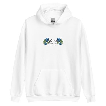 Ukulele 4 Worship - Embroidered Pullover Hoodie