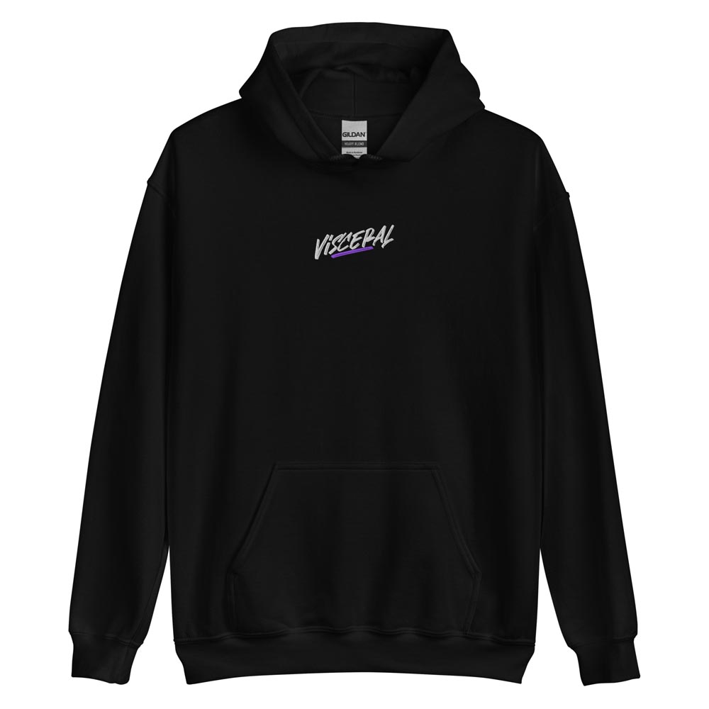 Visceral - Embroidered Pullover Hoodie