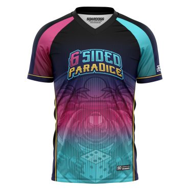 6 Sided Paradise - Pro Raglan V-Neck Jersey