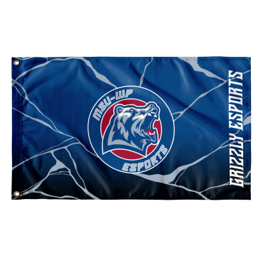 Grizzly Esports - Wall Flag