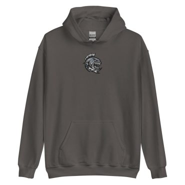 Alternative view of Carolina Piranhas - Embroidered Pullover Hoodie