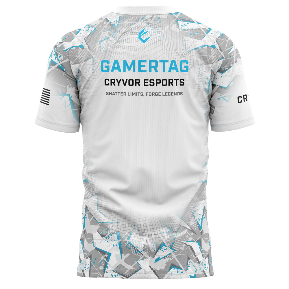 Cryvor Esports White - Core Series Jerseys - Image 2