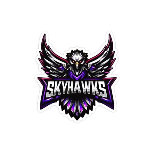 Skyhawks - Die-Cut Stickers