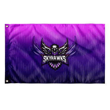Skyhawks - Wall Flag
