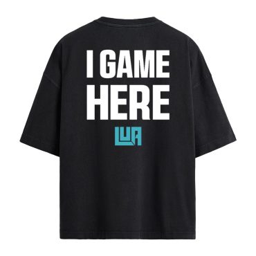 Alternative view of LUA Get Your Game On - Oversized Tee