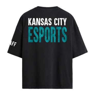 Alternative view of LUA Staff Kansas City Esports - Oversized Tee