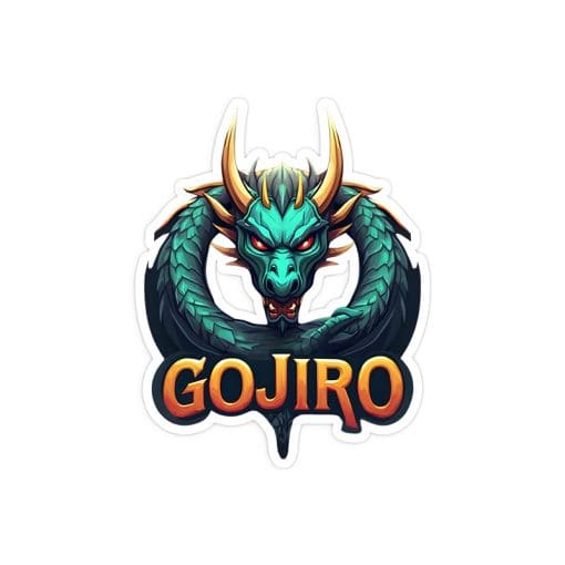 Gojiro Gaming - Die-Cut Stickers