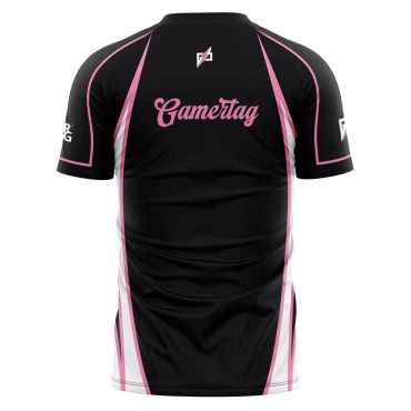 Alternative view of God Slayers Pink - Pro Raglan V-Neck Jersey