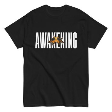 Alternative view of Awakening AWK Gold - DTF Men's/Unisex Tee