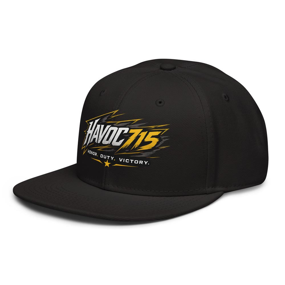 Havoc715 - DTF Snapback Hat - Image 3