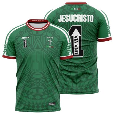Alternative view of Won Way Mexico Soccer Jersey