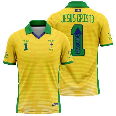Alternative view of Won Way Brazil Soccer Jersey