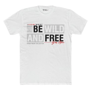 Alternative view of Be Wild And Free John 8:36 Tee
