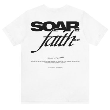 Alternative view of SoarFaith Isaiah 41:10 Tee