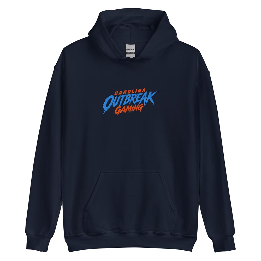 Carolina Outbreak - Embroidered Pullover Hoodie - Image 3