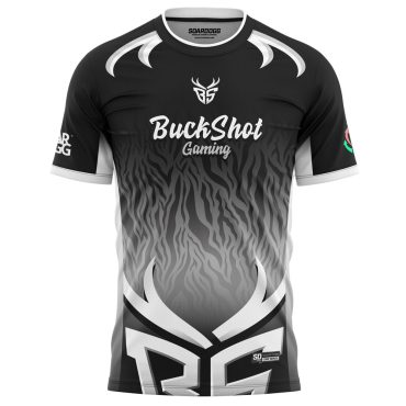 BuckShot Gaming White - Core Series Jerseys