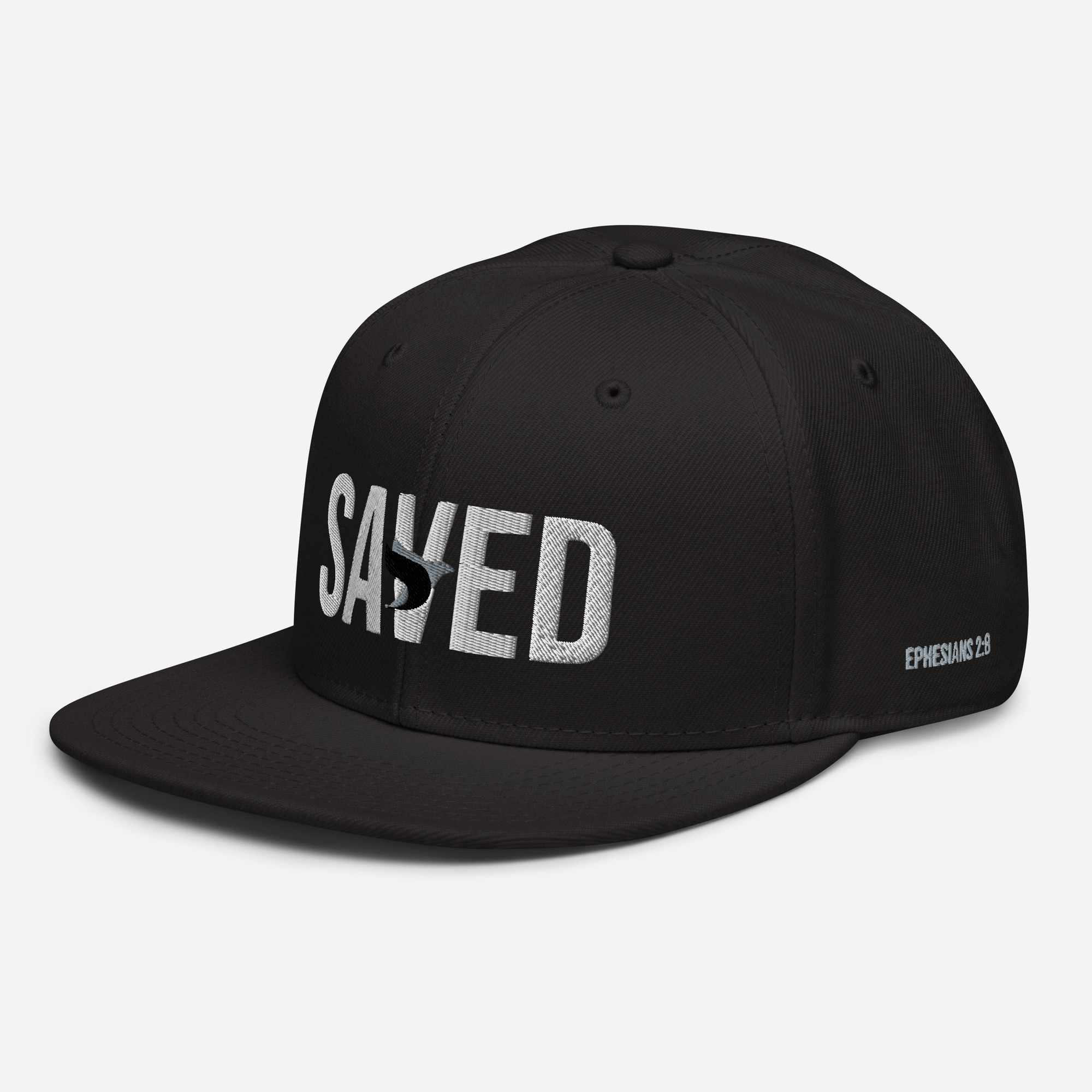 SAVED Ephesians 2:8 Snapback Hat - Image 2