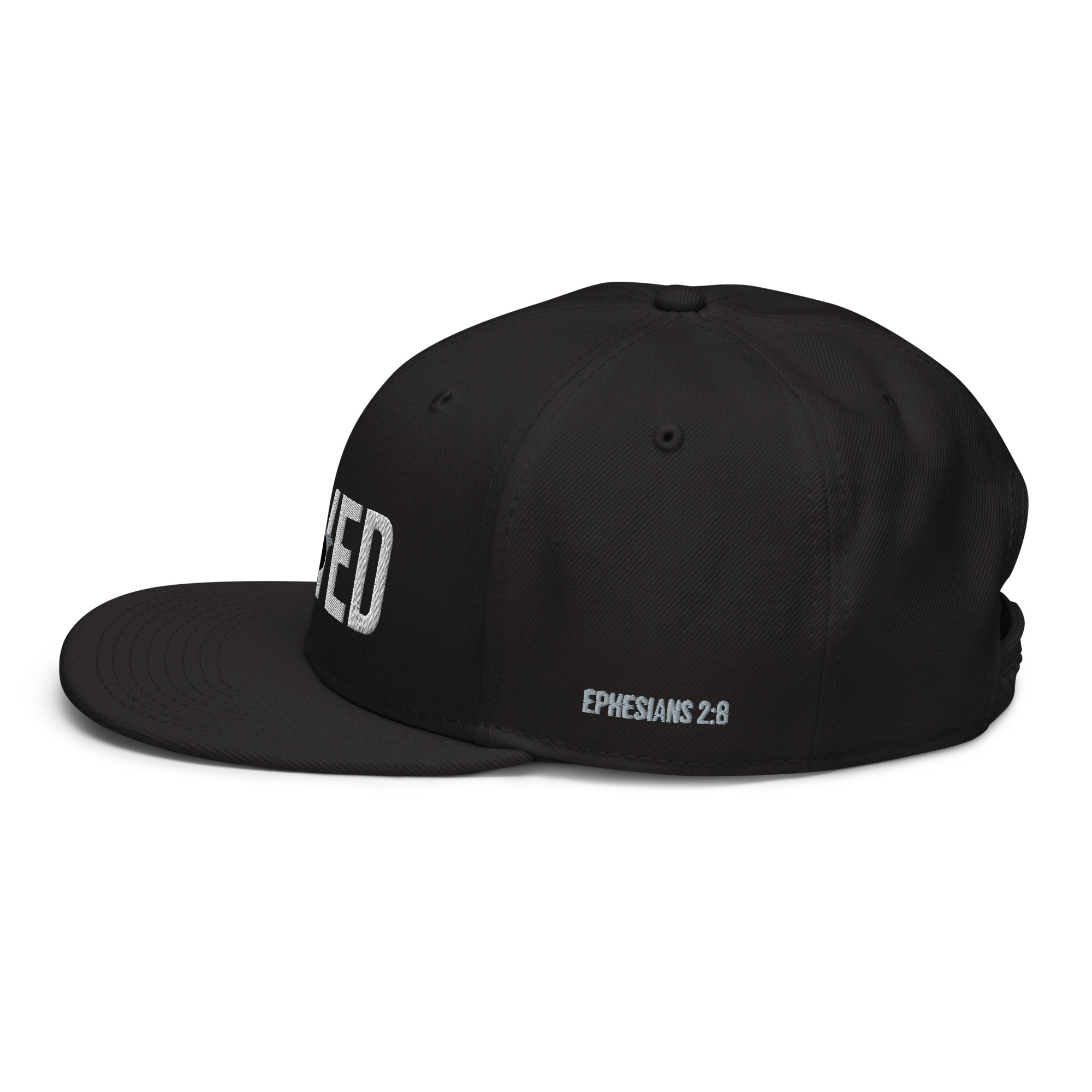 SAVED Ephesians 2:8 Snapback Hat - Image 3