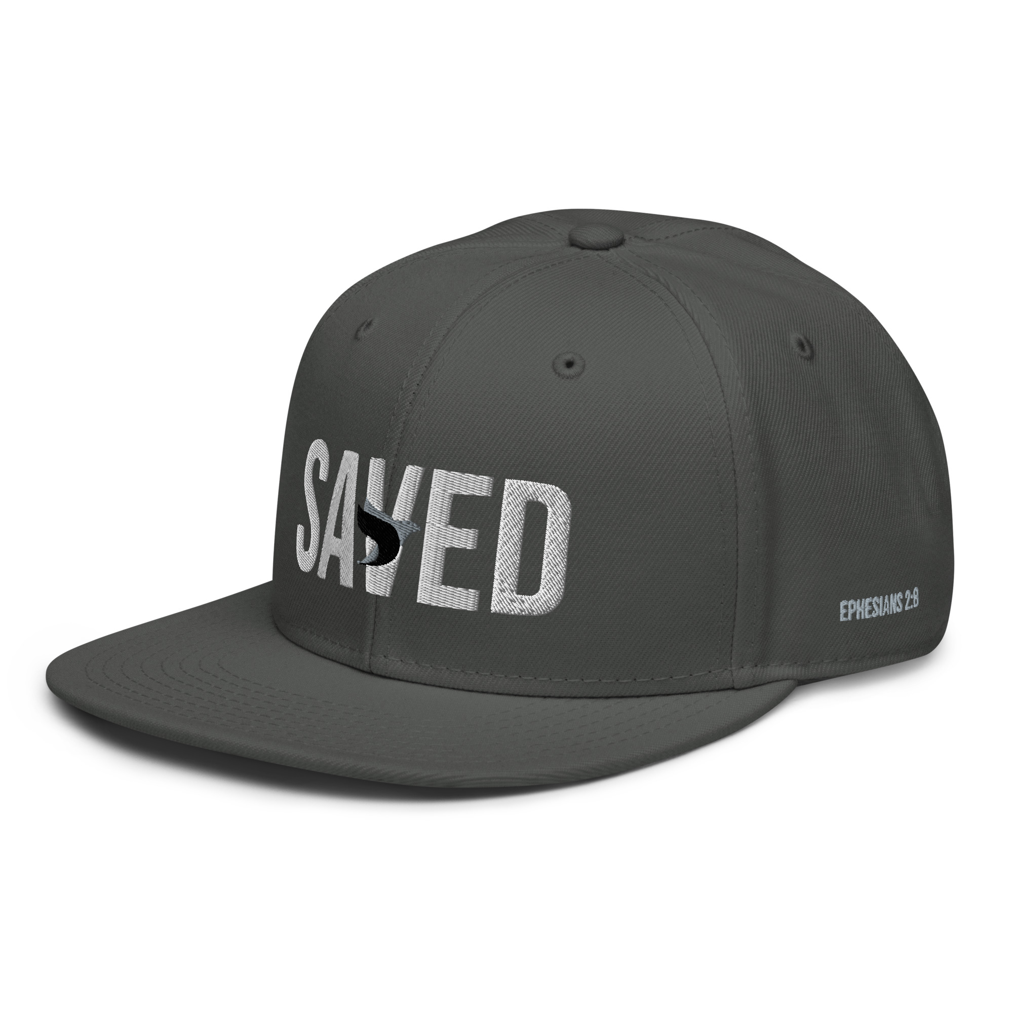 SAVED Ephesians 2:8 Snapback Hat - Image 7