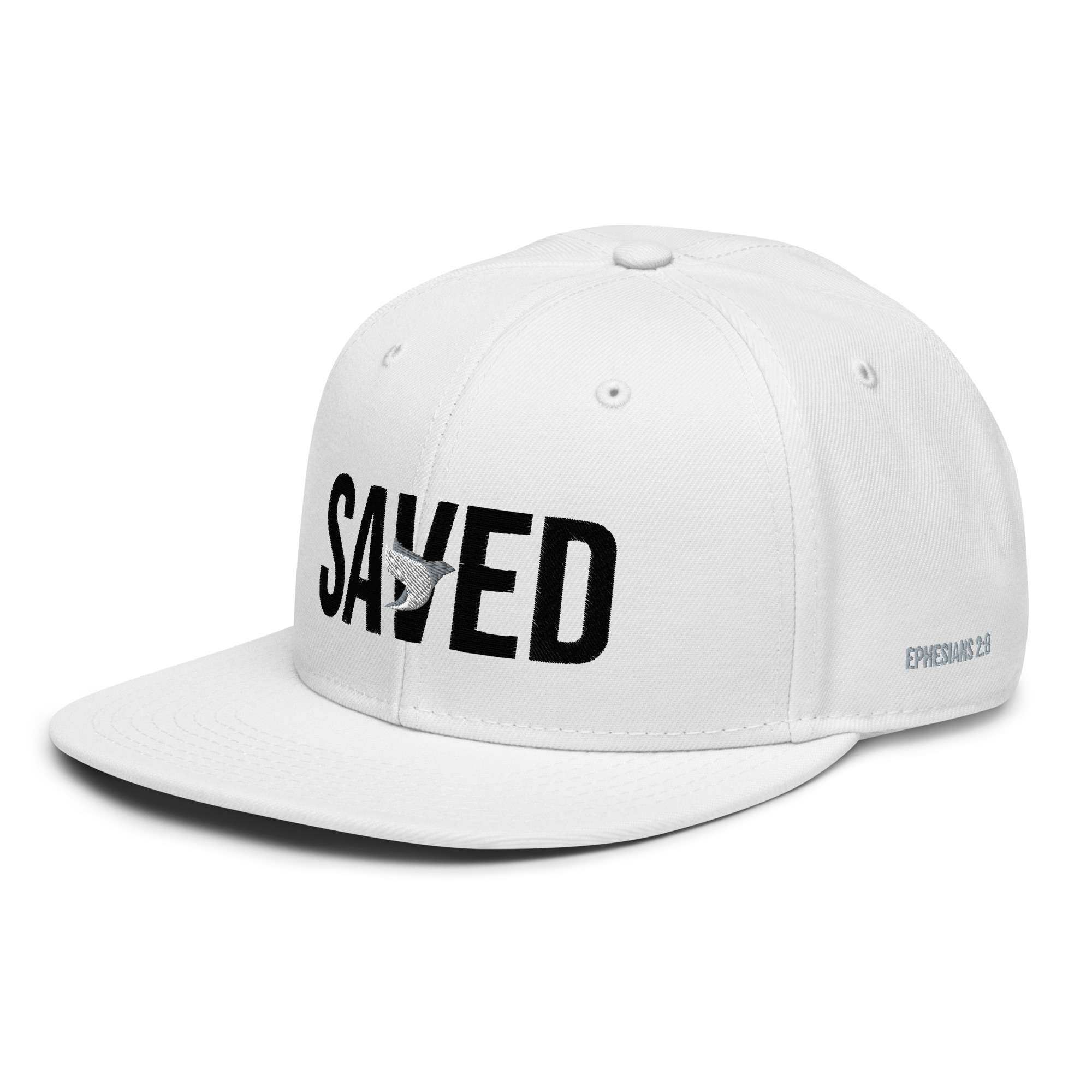 SAVED Ephesians 2:8 Snapback Hat - Image 9