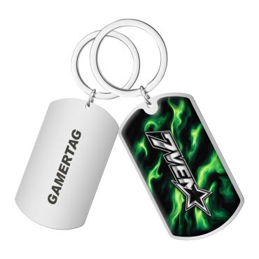 7VEN -  Dog Tag Keychain