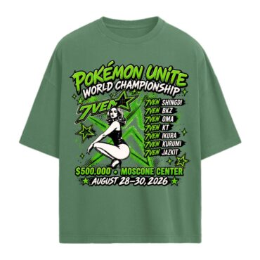 7VEN Pokemon Unite WC 2026 - Oversized Tee